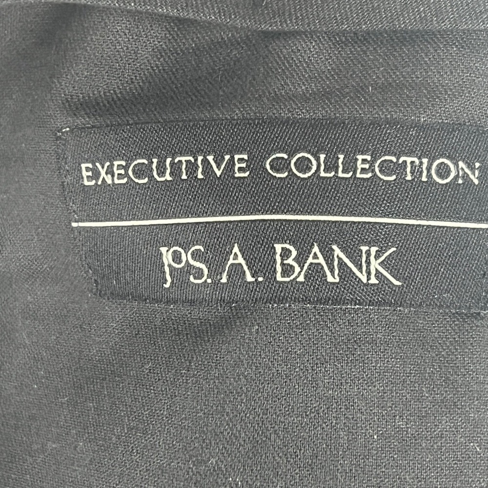 Jos A Bank Executive Collection Men Pleated Cuffed Dress Pants Olive Brown 35x29 - Picture 3 of 11